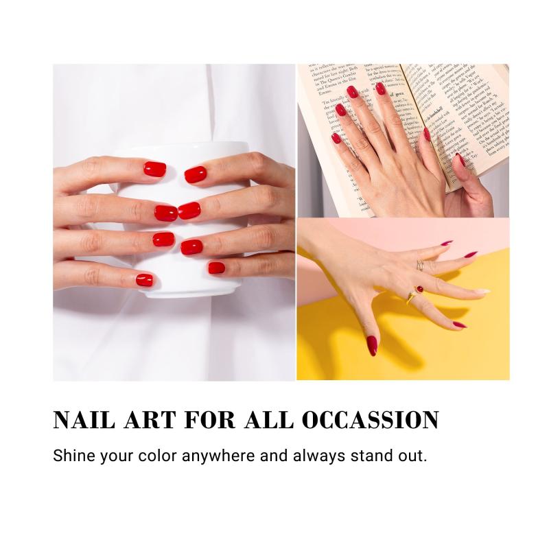 072 Cherry Boom - TPO-Free Thick Nail Gel Polish(15ml)