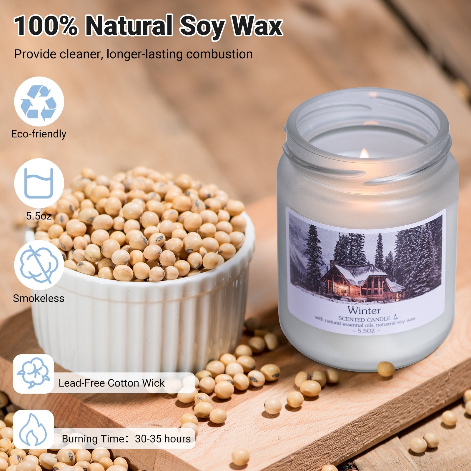 Christmas Seasonal Scented Candle Gift Set - 图片8