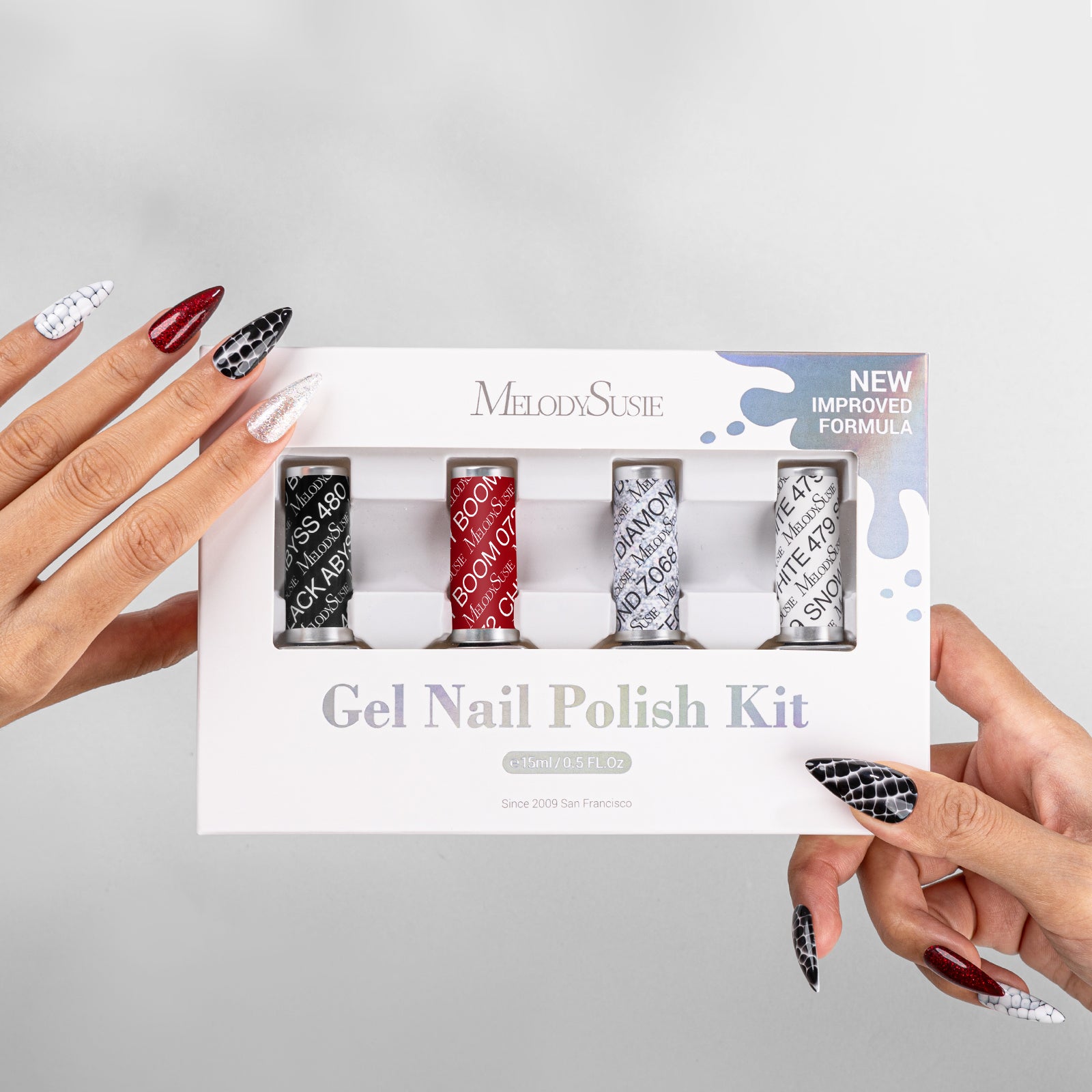 City Walk 15ml TPO-Free Thick Gel Nail Polish - 4Pcs - 图片6