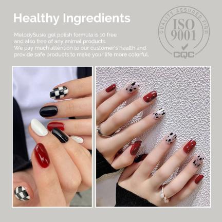 City Walk 15ml TPO-Free Thick Gel Nail Polish - 4Pcs