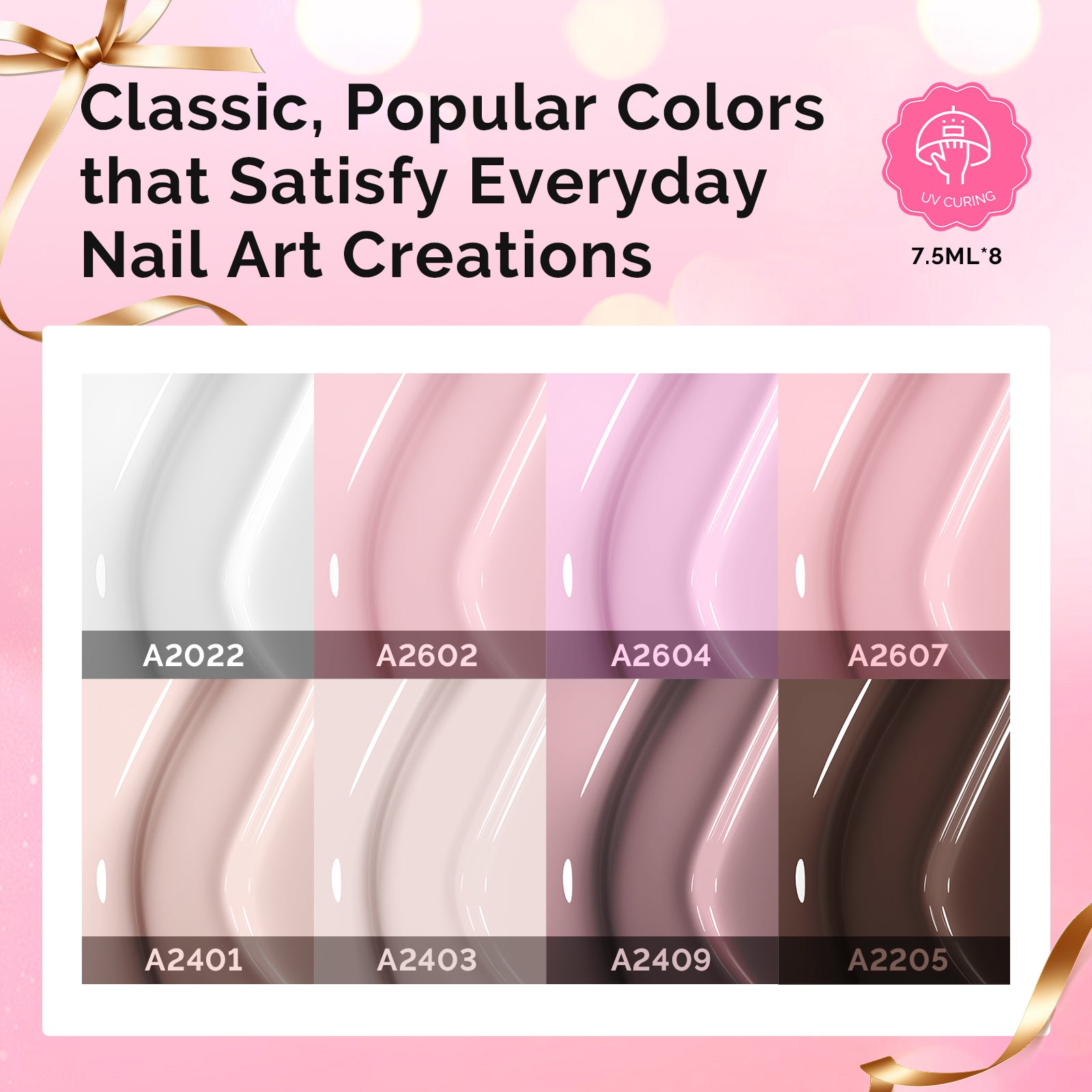 Gel Nail Polish Kit with UV Light P-ART06F - US ONLY - 图片2