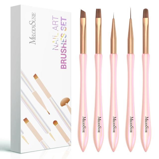 Color Nail Art Brushes Set (6Pcs)
