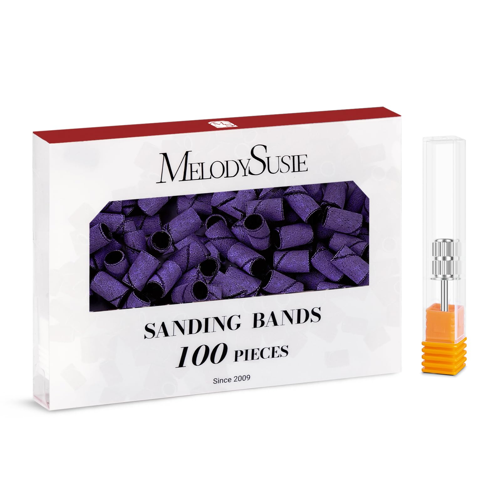 Colorful 100pcs Professional Sanding Bands With Mandrel Drill Bit - 图片22