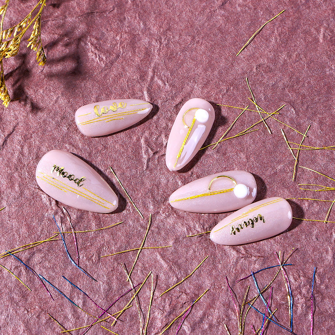 Colorful Silk Thread 3D Nail Decoration - 图片3