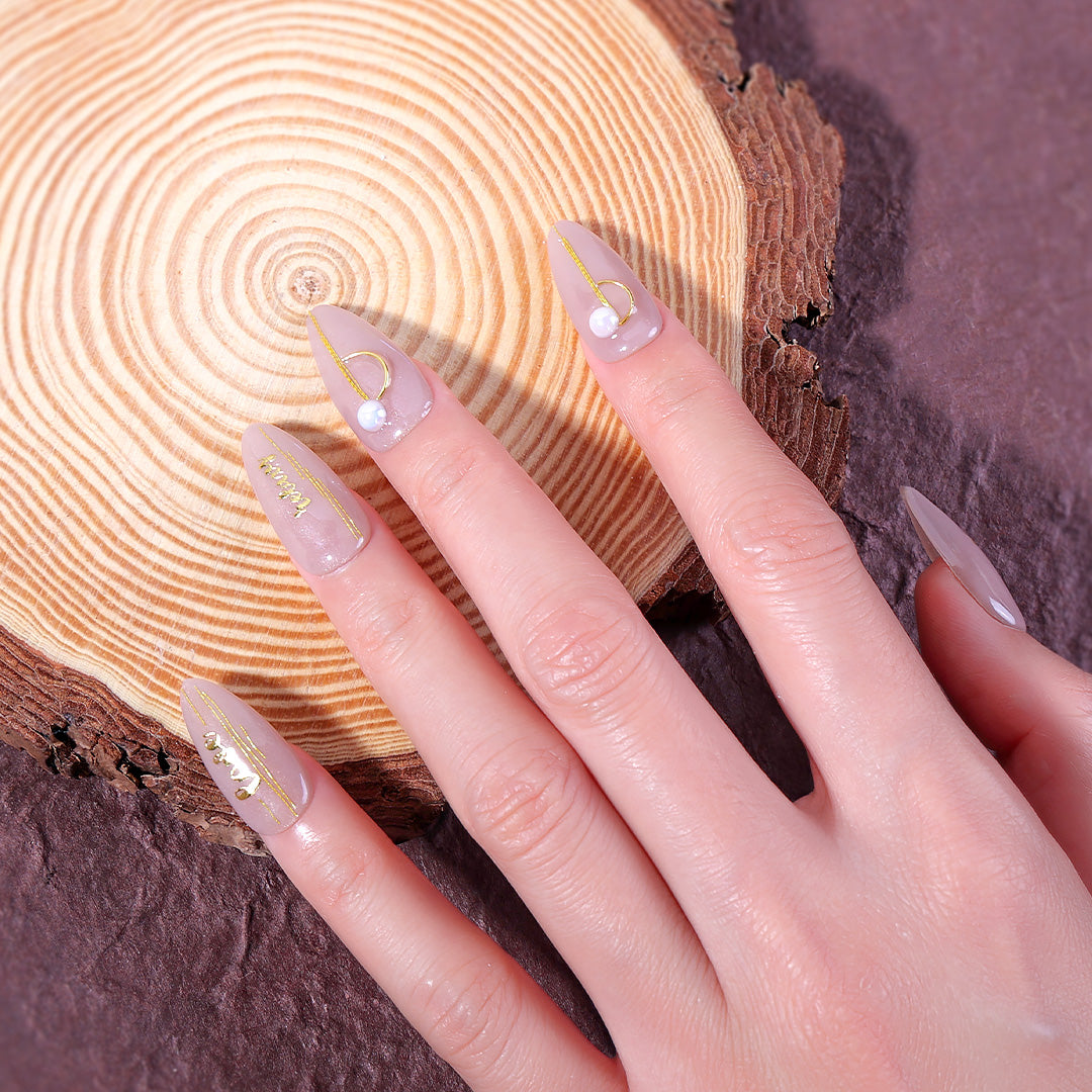Colorful Silk Thread 3D Nail Decoration - 图片5