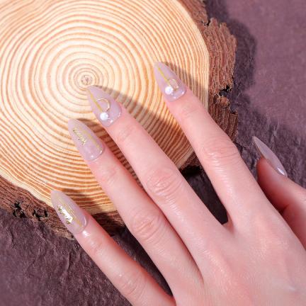 Colorful Silk Thread 3D Nail Decoration