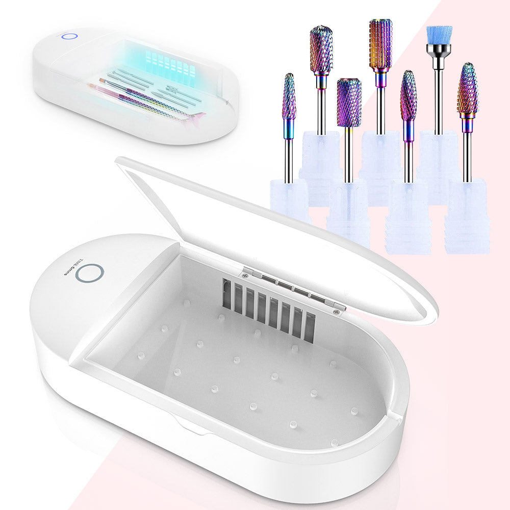 Colorful Tungsten Carbide Nail Drill Bits Set (7pcs) - 图片12