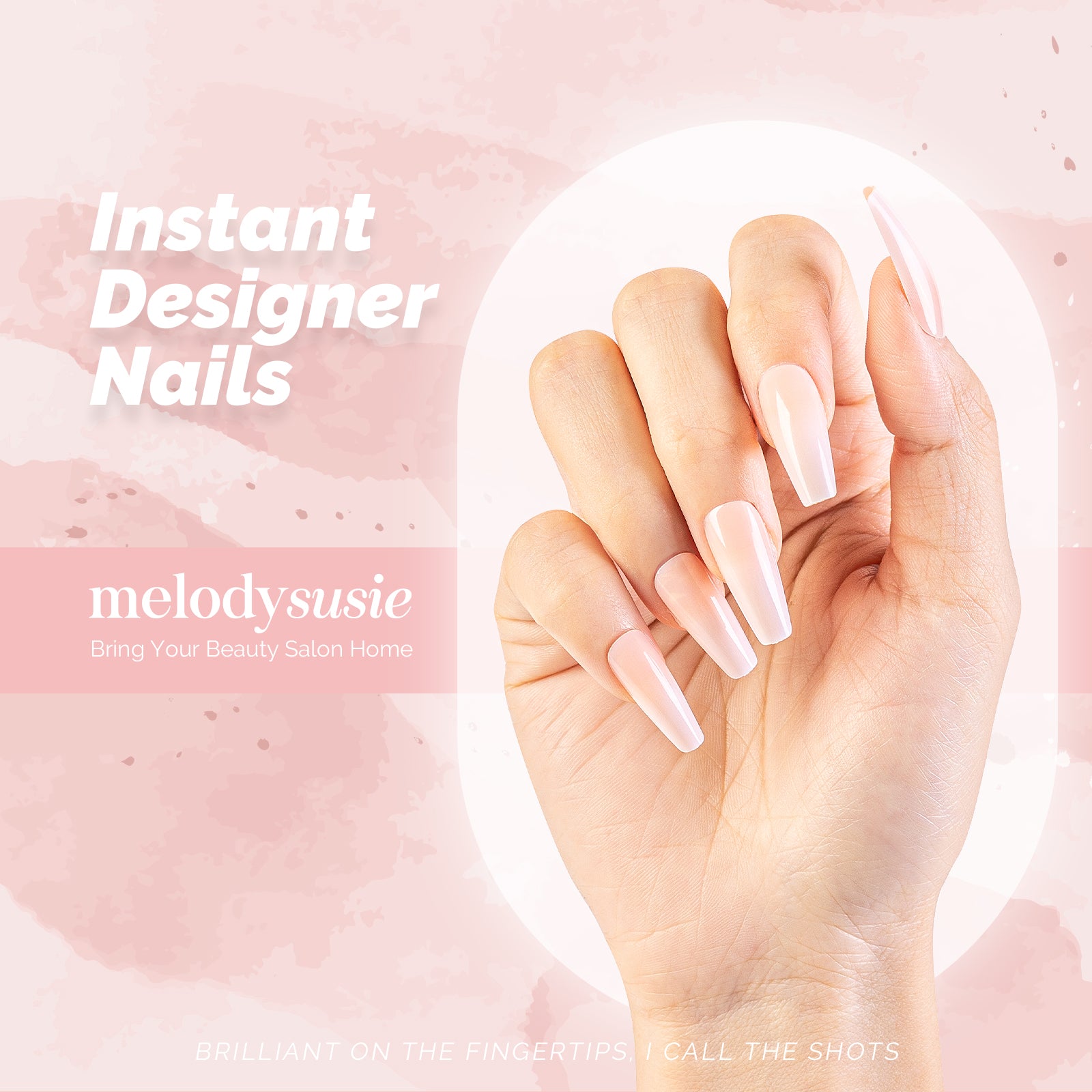 Crystal Acrylic Press On Nails Kits - 图片2