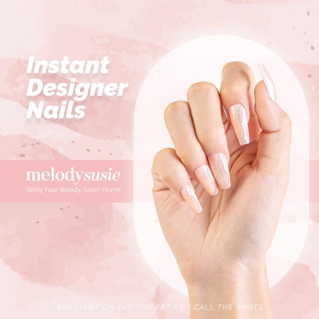 Crystal Clear Acrylic Press On Nails Kits