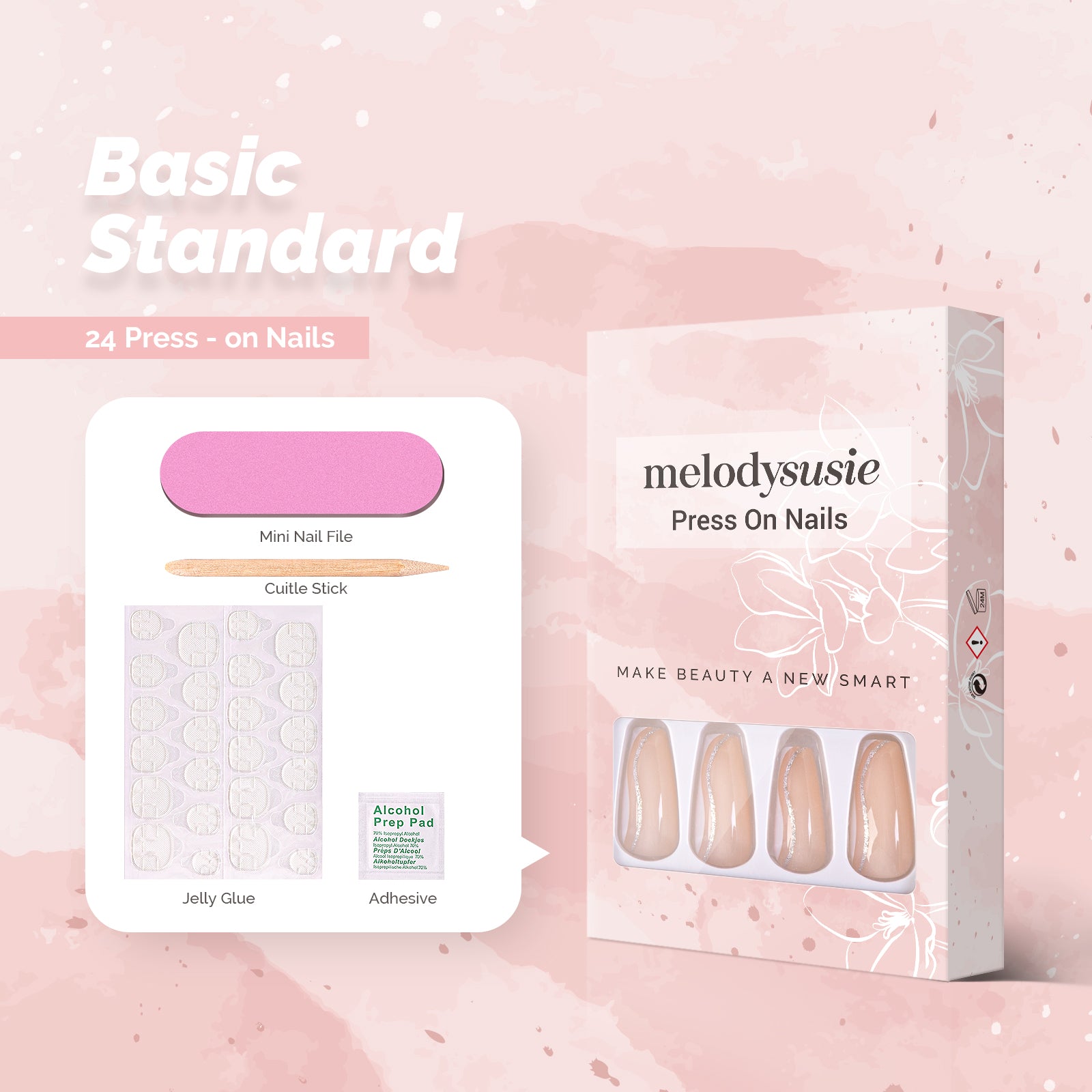 Crystal Clear Acrylic Press On Nails Kits - 图片3