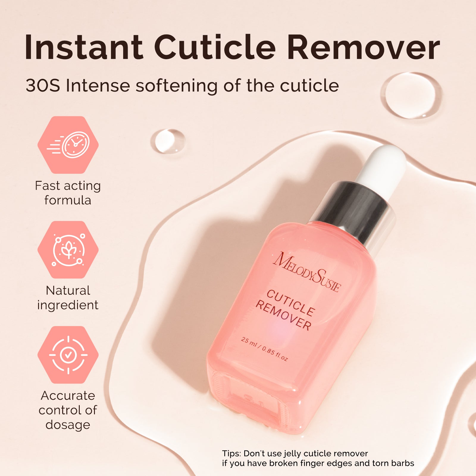 TPO-Free Cuticle Care Kit 25ml - Cuticle Oil and Cuticle Remover - 图片4