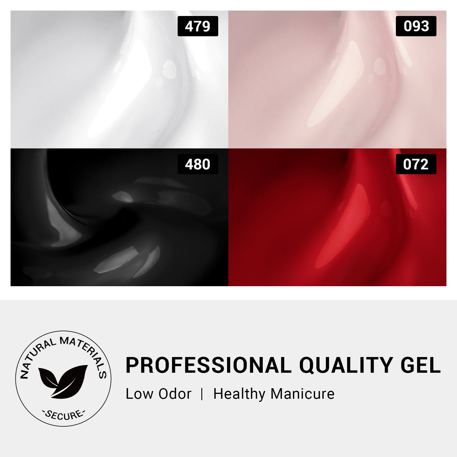 Daily Life 15ml TPO-Free Thick Gel Nail Polish - 4Pcs - 图片2