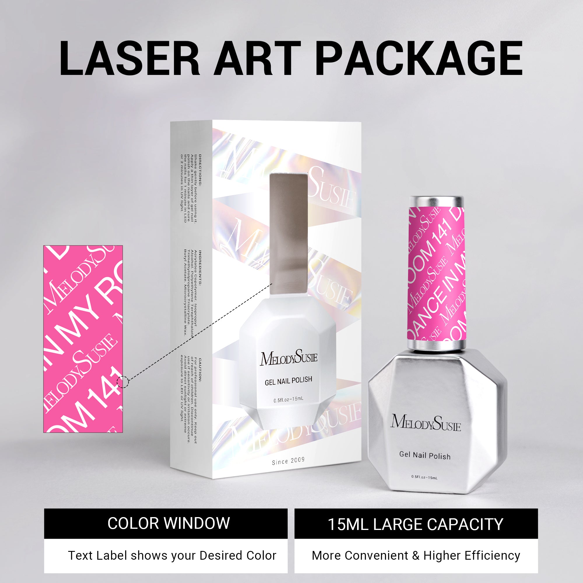 141 Dance in My Room - TPO-Free Thick Gel Nail Polish(15ml) - 图片6