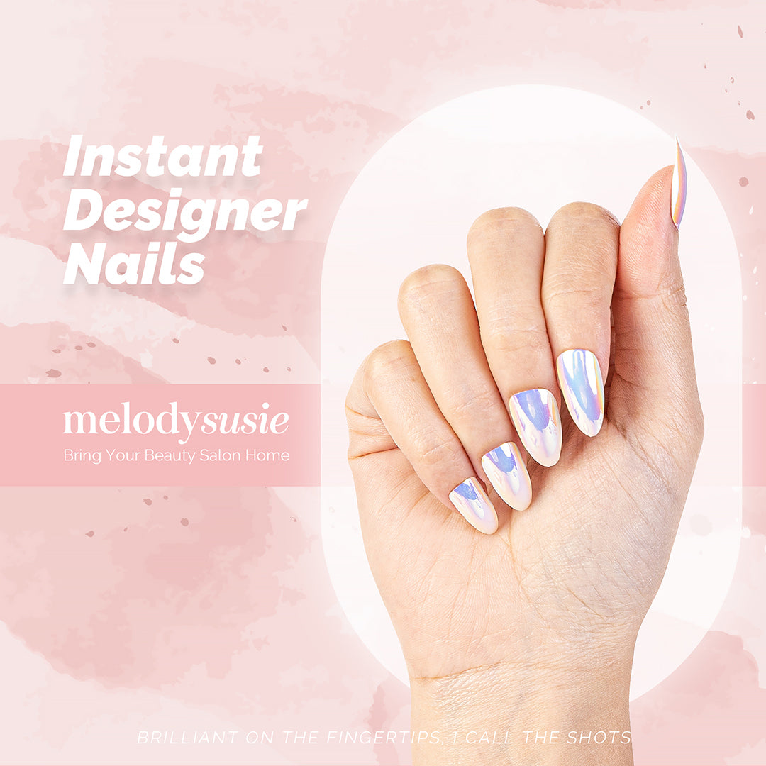 Dazzling Shell Acrylic Press On Nails Kits - 图片2