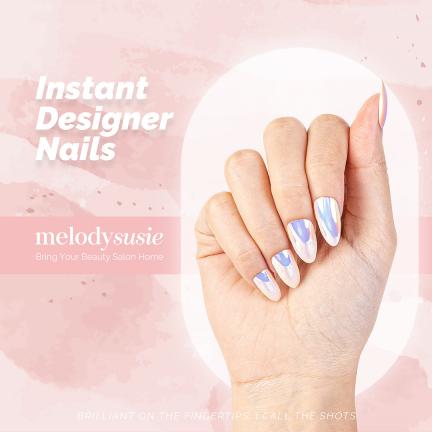 Dazzling Shell Acrylic Press On Nails Kits