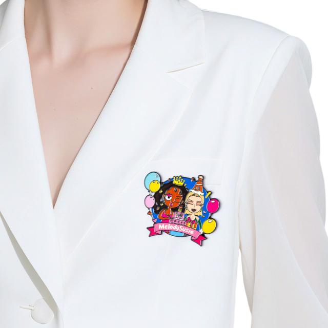 Dual-Use Metal Magnetic Brooch