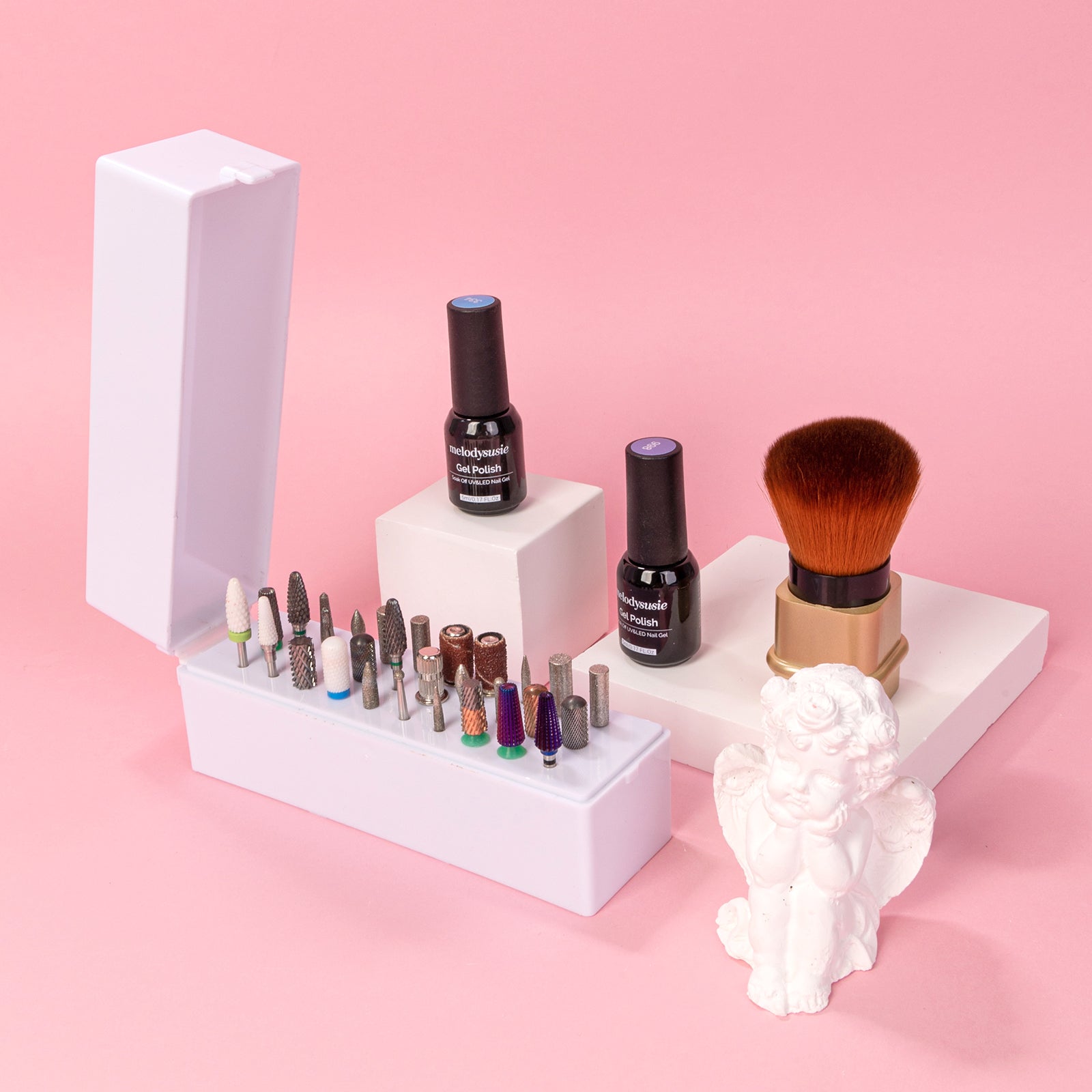 Dustproof Nail Drill Bits Holder - 图片5