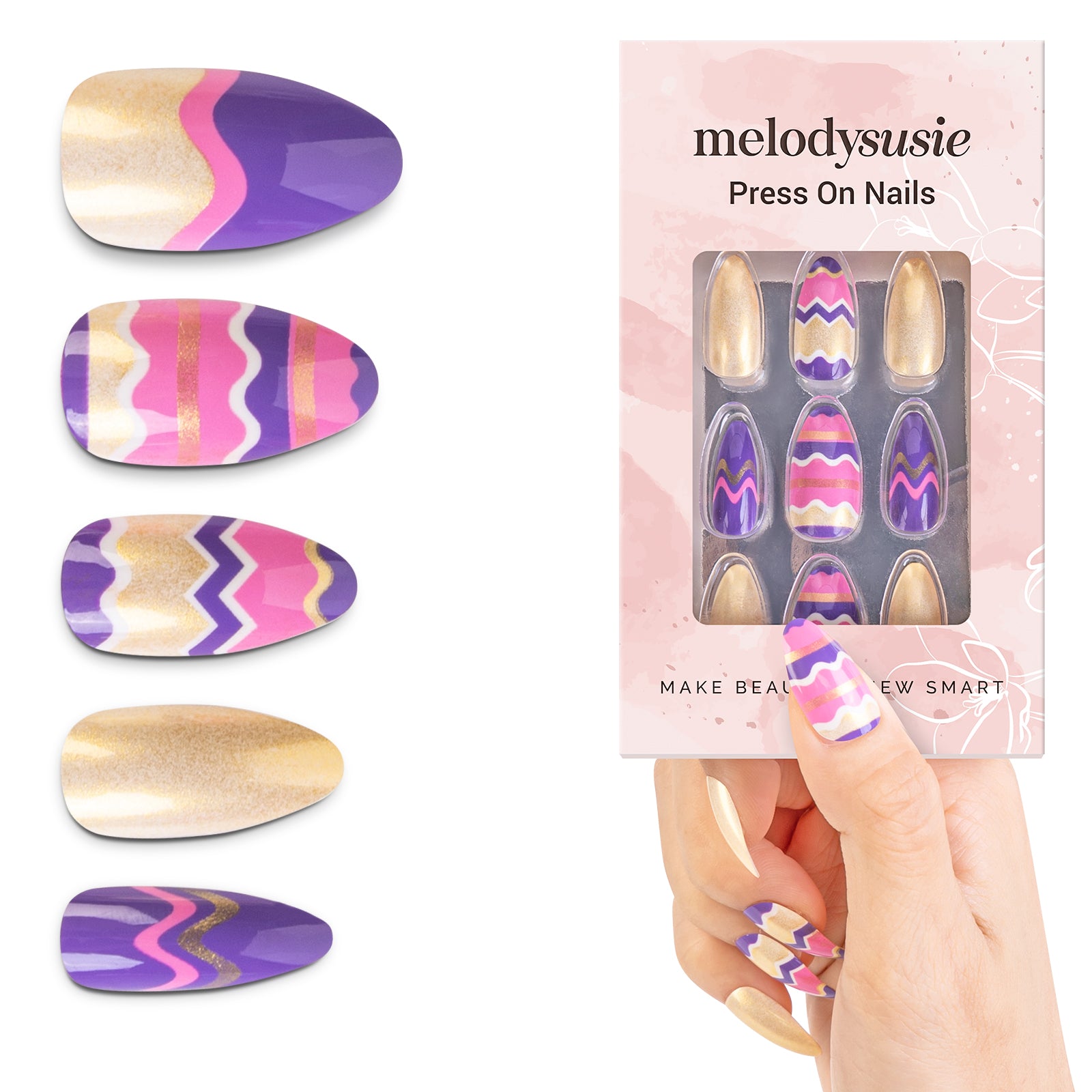 Easter Party Acrylic Press On Nails Kits