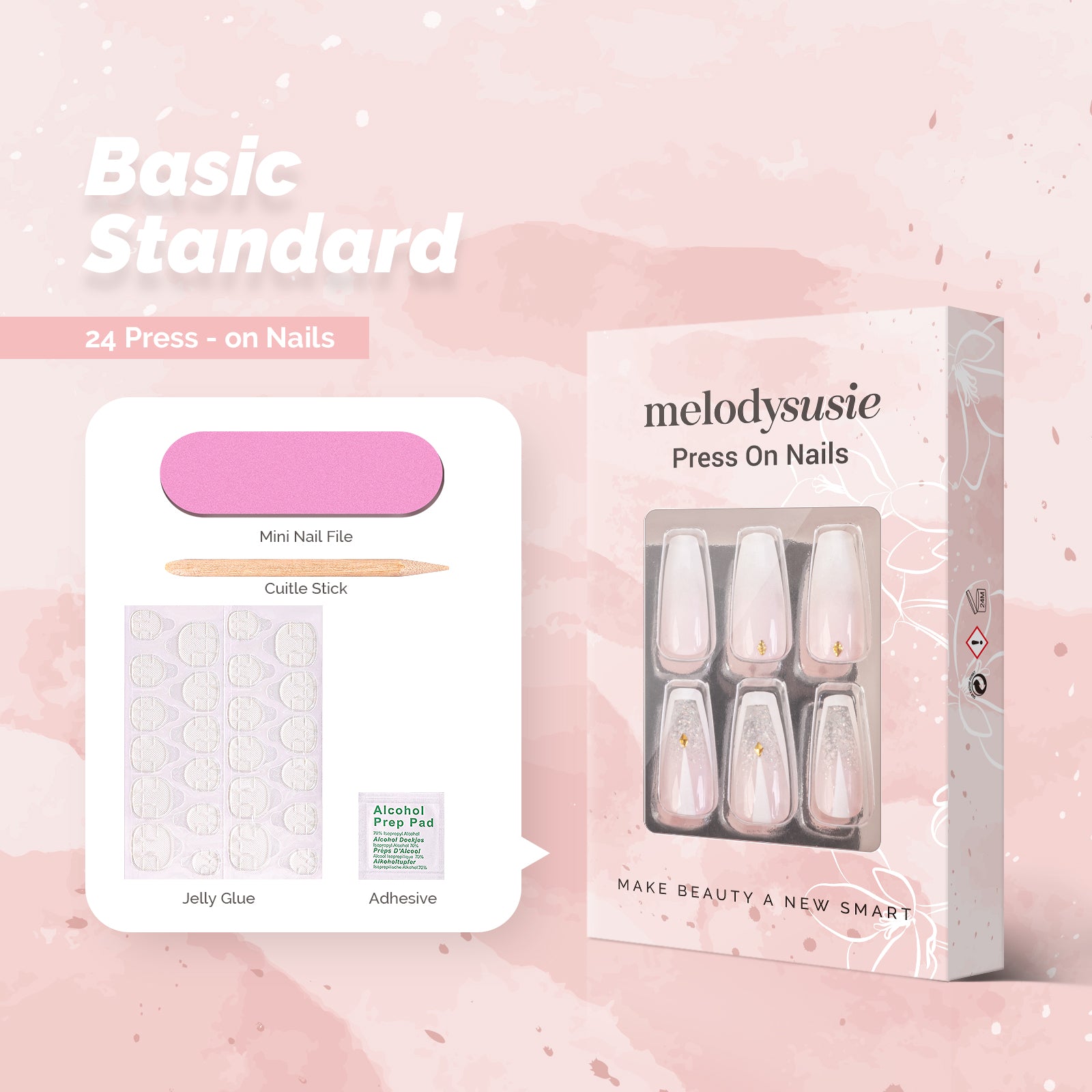 Elegance Acrylic Press On Nails Kits - 图片3