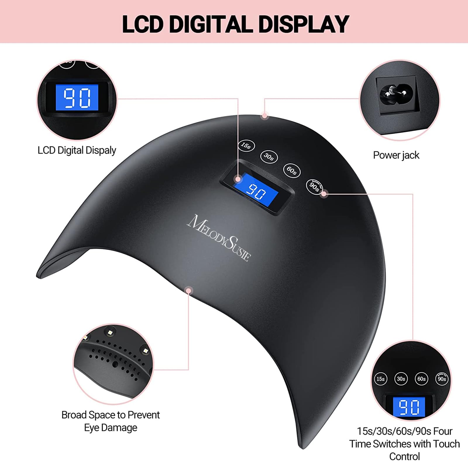 EOS 3 (P-Plus24T) LED/UV Nail Lamp - 图片7