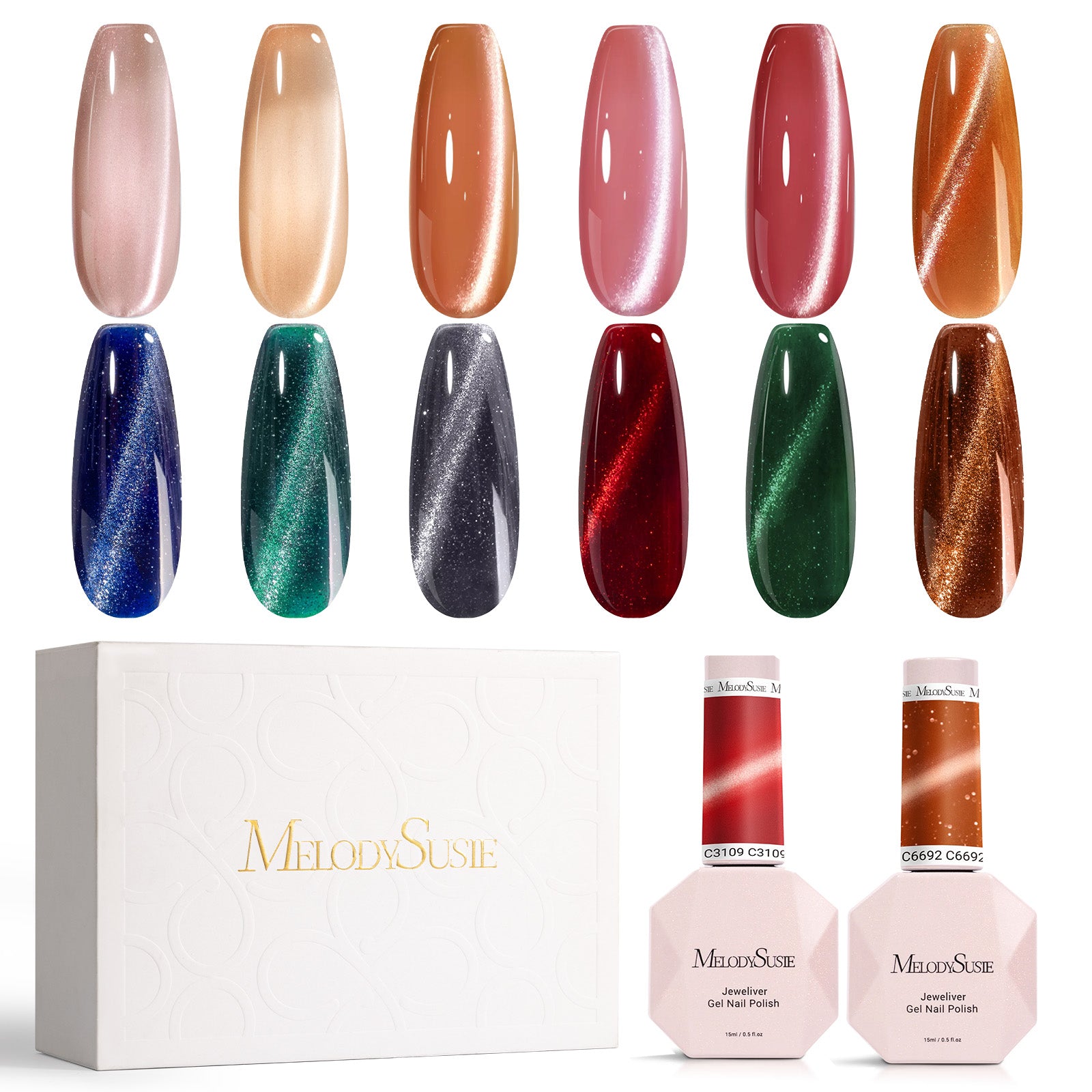 Fall & Winter 15ml Gel Nail Polish Set - 图片16