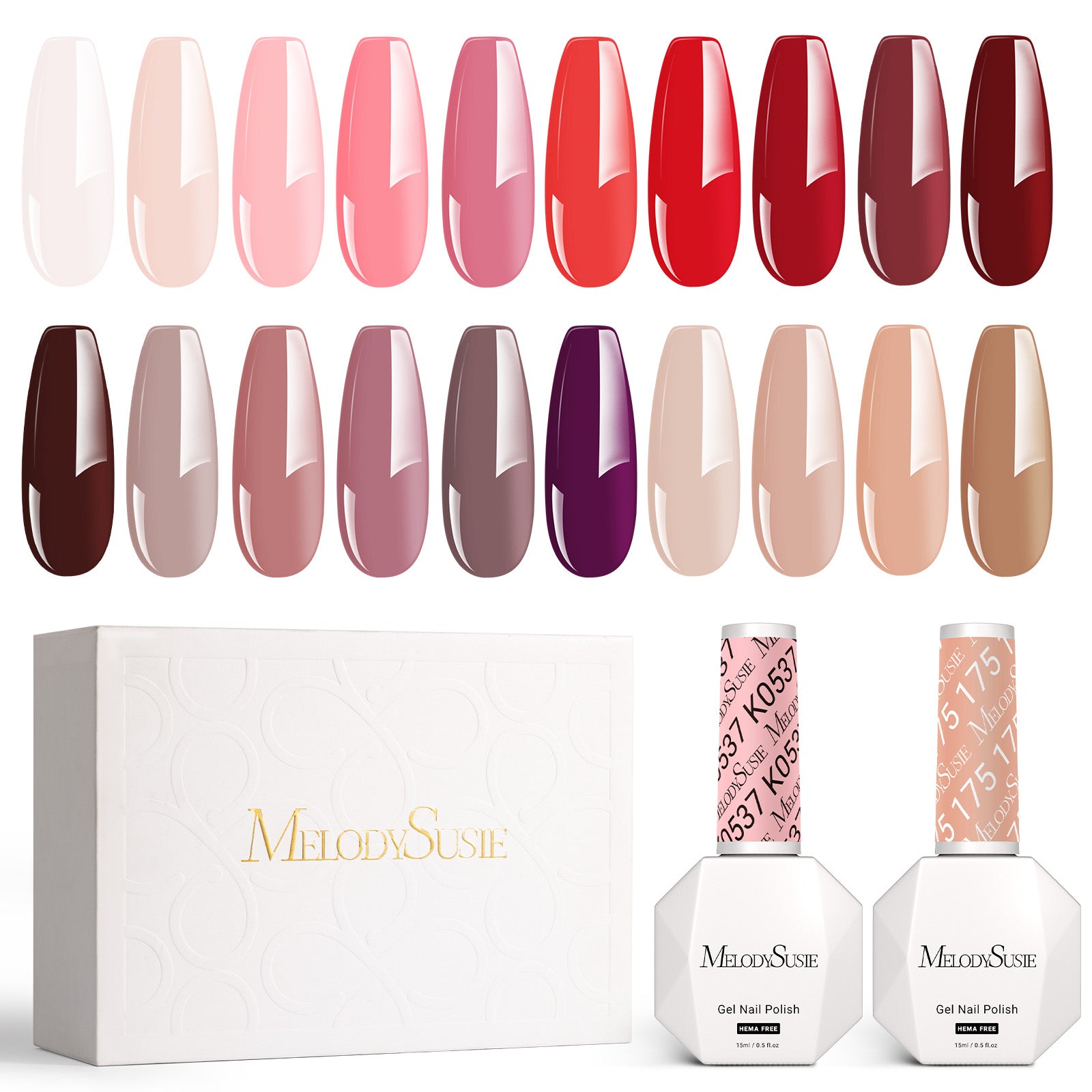 Fall & Winter 15ml Gel Nail Polish Set