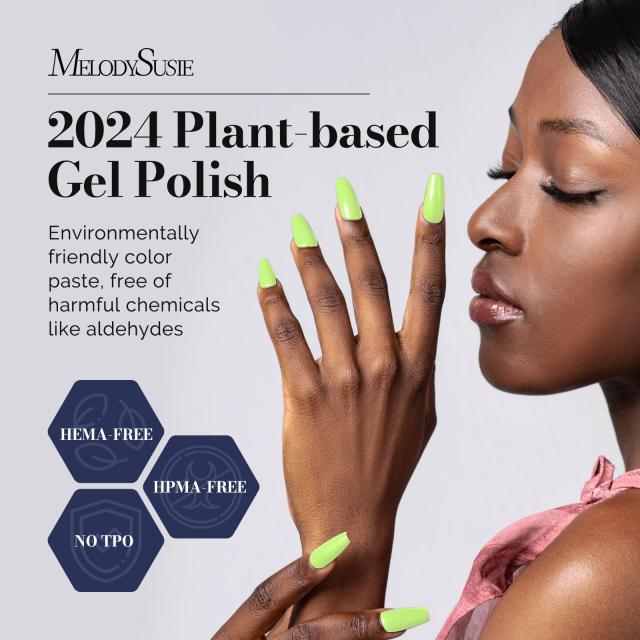 Fleurwee HEMA-Free & HPMA-Free & TPO-Free Gel Nail Polish Plant-based 0.5 fl oz/15ml - P42 Buds Green