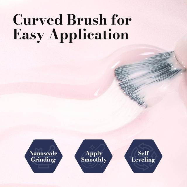 Fleurwee HEMA-Free & HPMA-Free & TPO-Free Gel Nail Polish Plant-based 0.5 fl oz/15ml - P53 Bud Pinkish-White