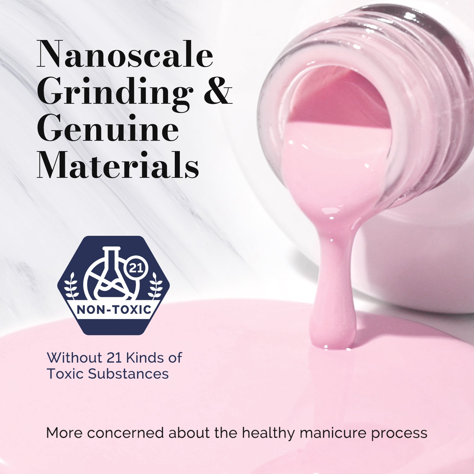 Fleurwee HEMA-Free & HPMA-Free & TPO-Free Gel Nail Polish Plant-based 0.5 fl oz/15ml - P56 Sakura Pink - 图片4