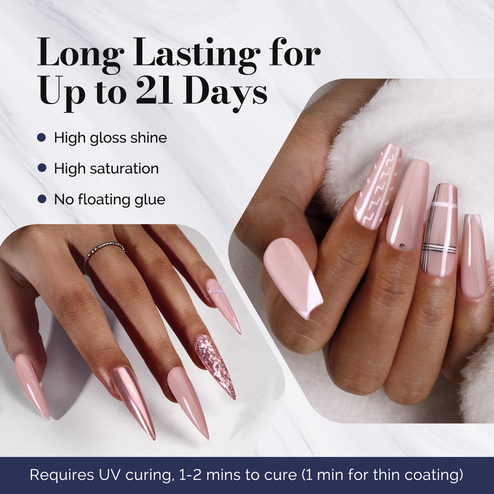 Fleurwee HEMA-Free & HPMA-Free & TPO-Free Gel Nail Polish Plant-based 0.5 fl oz/15ml - P57 Dried Rose Nude - 图片3