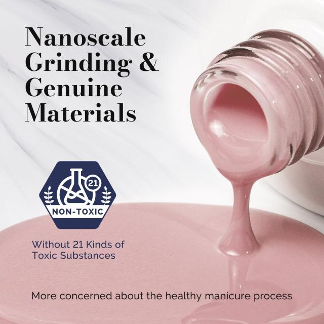 Fleurwee HEMA-Free & HPMA-Free & TPO-Free Gel Nail Polish Plant-based 0.5 fl oz/15ml - P57 Dried Rose Nude