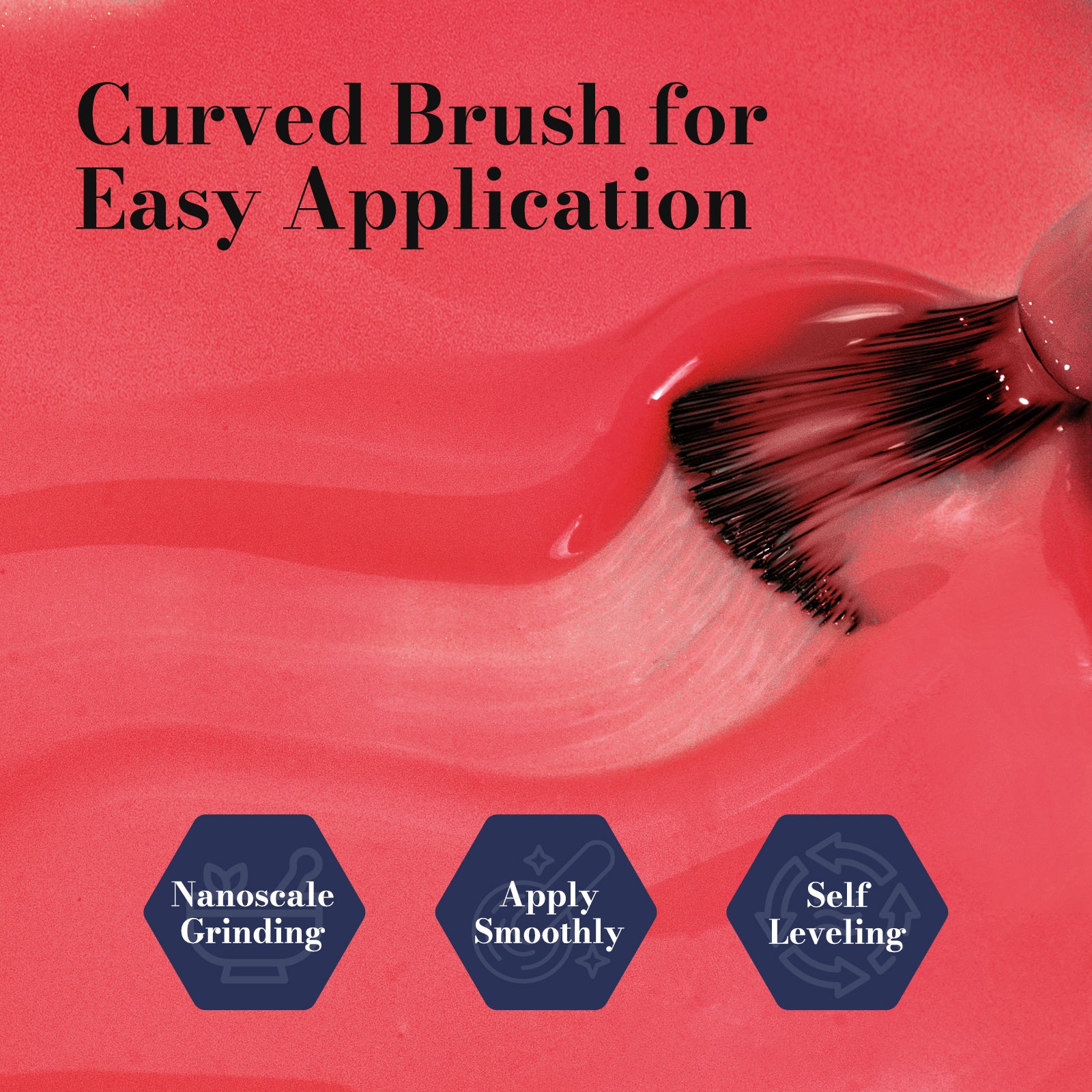 Fleurwee HEMA-Free & HPMA-Free & TPO-Free Gel Nail Polish Plant-based 0.5 fl oz/15ml - P62 Watermelon Red - 图片5