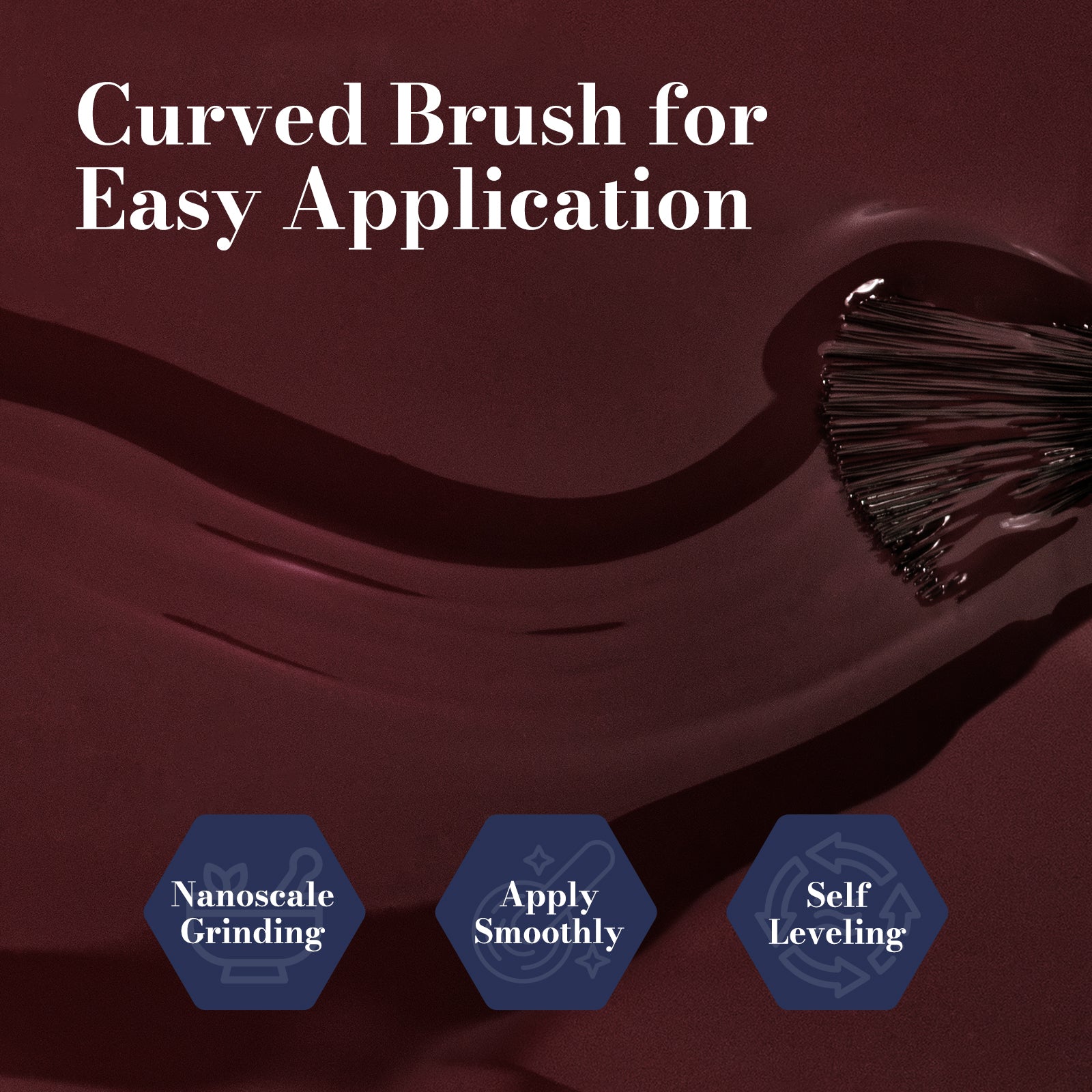 Fleurwee HEMA-Free & HPMA-Free & TPO-Free Gel Nail Polish Plant-based 0.5 fl oz/15ml - P02 Bordeaux red - 图片5