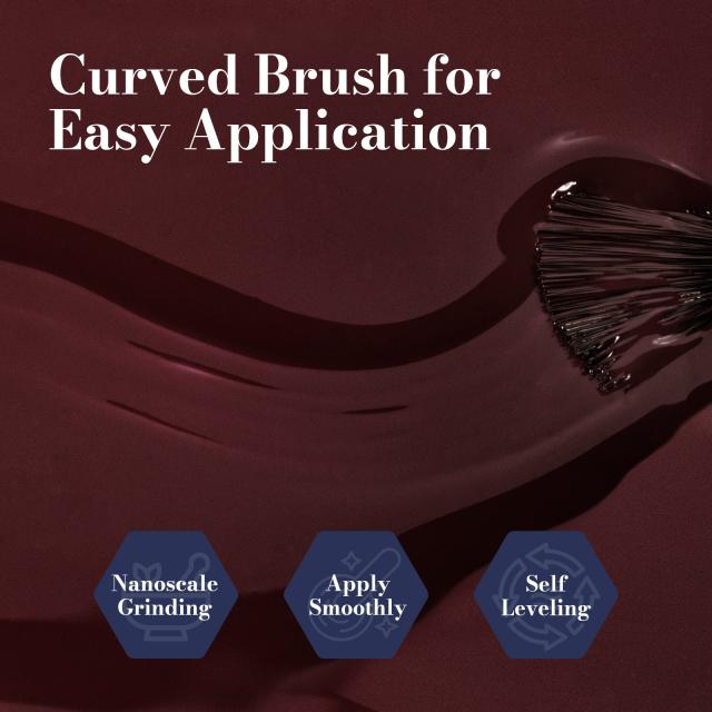 Fleurwee HEMA-Free & HPMA-Free & TPO-Free Gel Nail Polish Plant-based 0.5 fl oz/15ml - P02 Bordeaux red