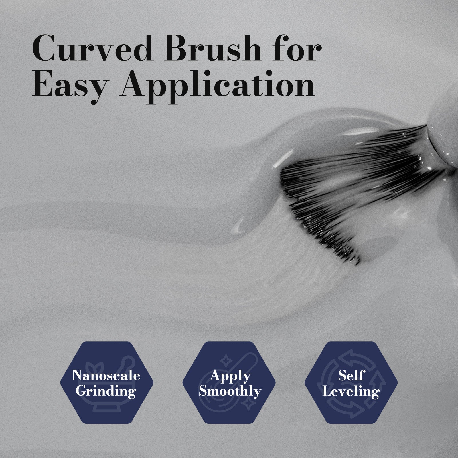 Fleurwee HEMA-Free & HPMA-Free & TPO-Free Gel Nail Polish Plant-based 0.5 fl oz/15ml - P18 Brunia Gray - 图片5