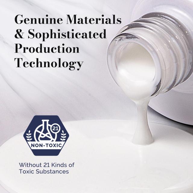 Fleurwee HEMA-Free & HPMA-Free & TPO-Free Gel Nail Polish Plant-based 0.5 fl oz/15ml - P04 Camellia White