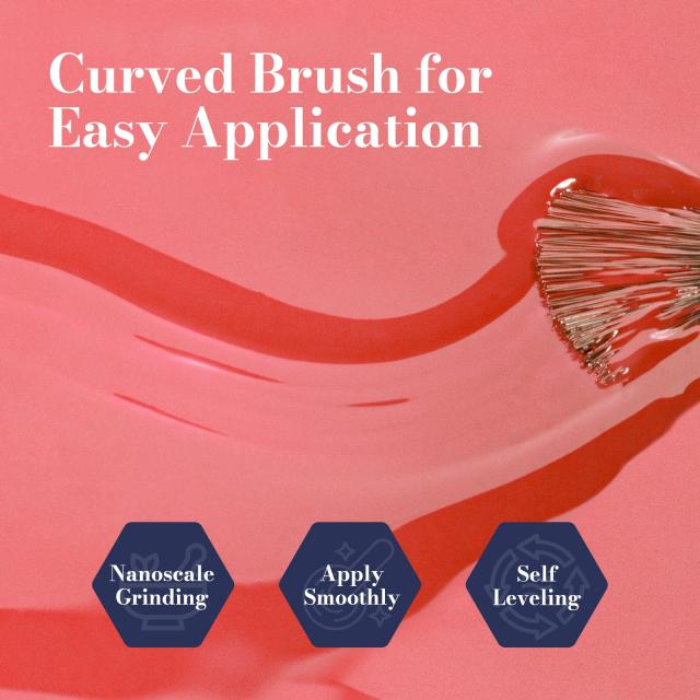 Fleurwee HEMA-Free & HPMA-Free & TPO-Free Gel Nail Polish Plant-based 0.5 fl oz/15ml - P25 Coral Rose