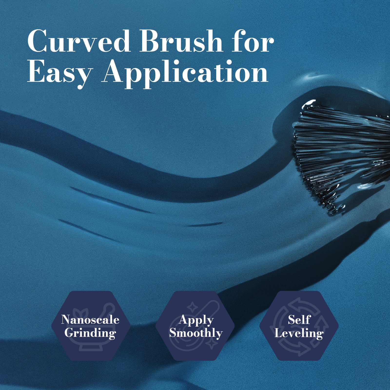 Fleurwee HEMA-Free & HPMA-Free & TPO-Free Gel Nail Polish Plant-based 0.5 fl oz/15ml - P16 Dark Indigo - 图片5