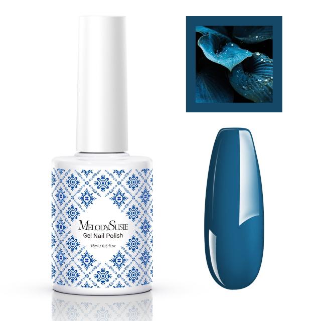 Fleurwee HEMA-Free & HPMA-Free & TPO-Free Gel Nail Polish Plant-based 0.5 fl oz/15ml - P16 Dark Indigo