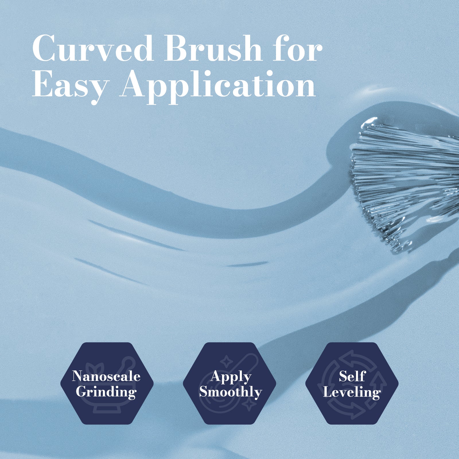 Fleurwee HEMA-Free & HPMA-Free & TPO-Free Gel Nail Polish Plant-based 0.5 fl oz/15ml - P32 Hydrangea Blue - 图片5