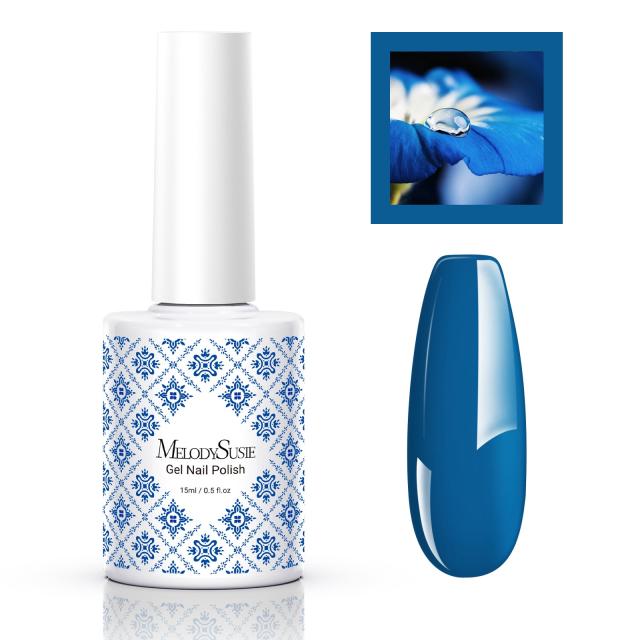 Fleurwee HEMA-Free & HPMA-Free & TPO-Free Gel Nail Polish Plant-based 0.5 fl oz/15ml - P17 Light Indigo