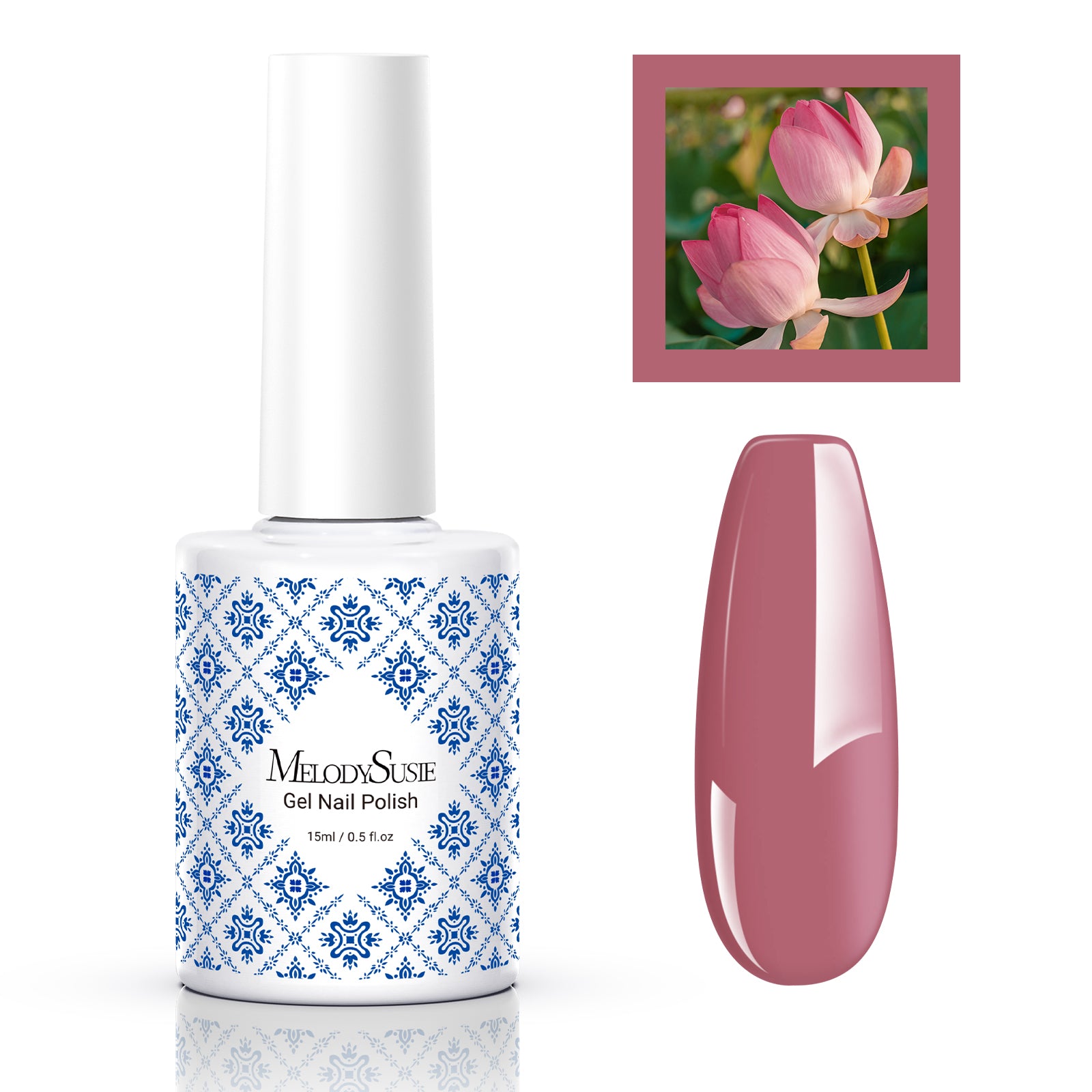 Fleurwee HEMA-Free & HPMA-Free & TPO-Free Gel Nail Polish Plant-based 0.5 fl oz/15ml - P21 Lotus Pollen