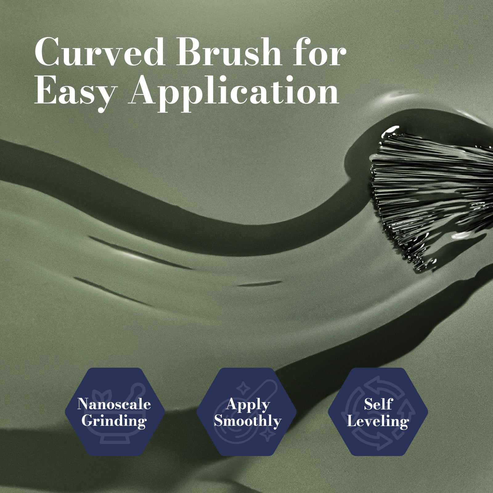 Fleurwee HEMA-Free & HPMA-Free & TPO-Free Gel Nail Polish Plant-based 0.5 fl oz/15ml - P08 Olive Green - 图片5