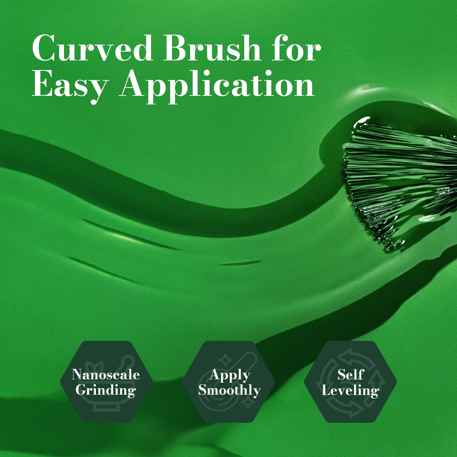 Fleurwee HEMA-Free & HPMA-Free & TPO-Free Gel Nail Polish Plant-based 0.5 fl oz/15ml - P05 Pine Bud Green - 图片5