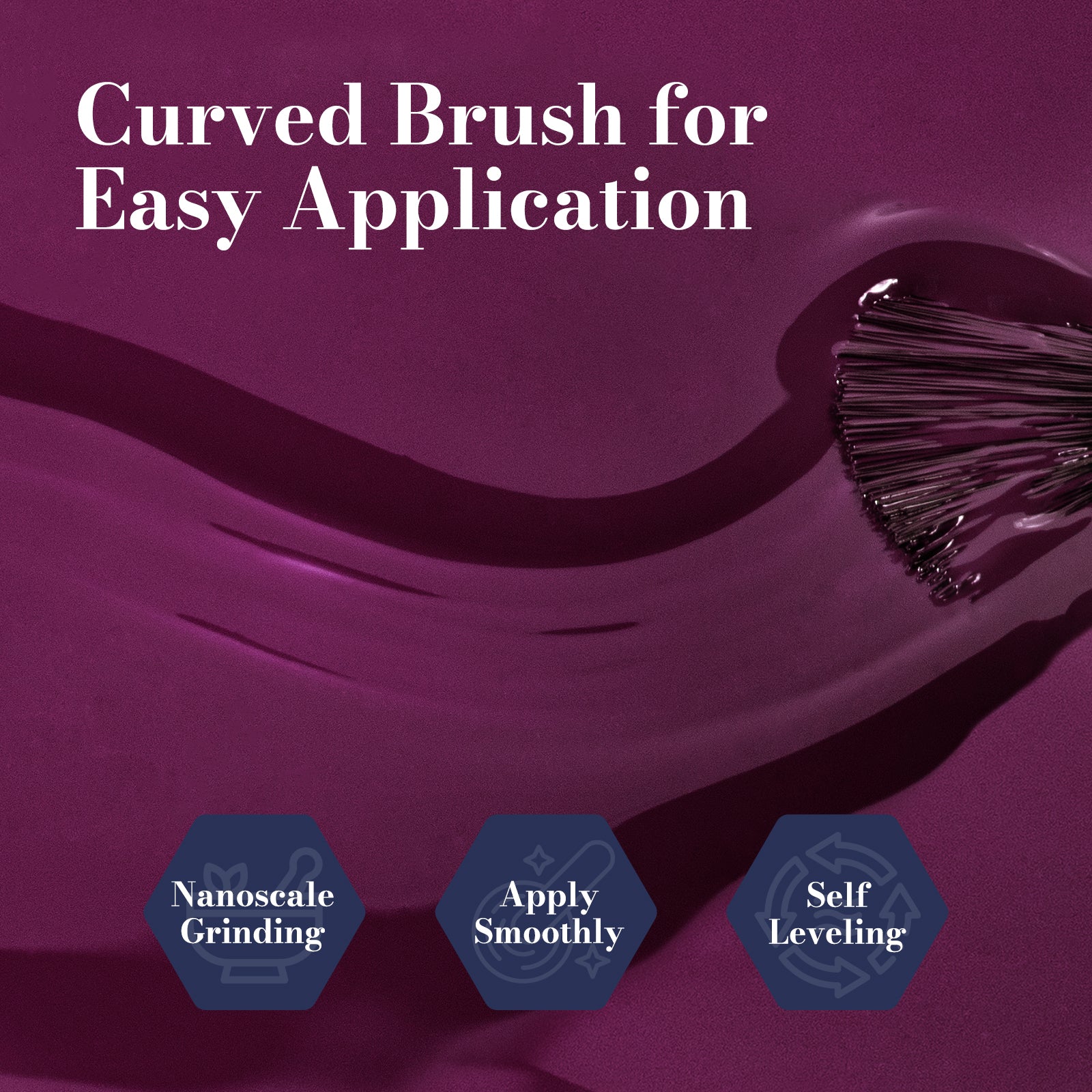 Fleurwee HEMA-Free & HPMA-Free & TPO-Free Gel Nail Polish Plant-based 0.5 fl oz/15ml - P01 Pomegranate Red - 图片5