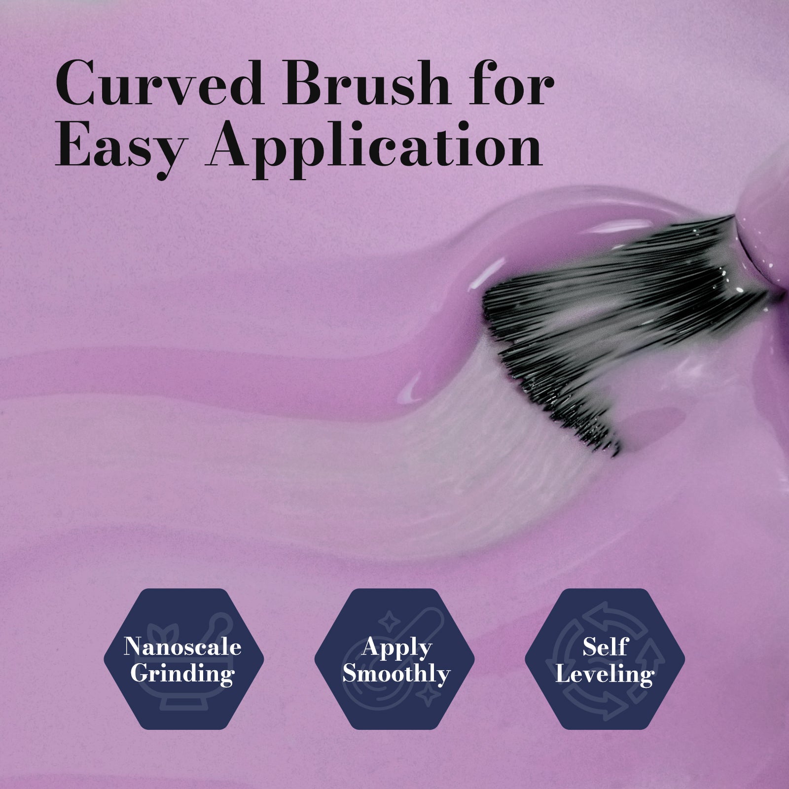 Fleurwee HEMA-Free & HPMA-Free & TPO-Free Gel Nail Polish Plant-based 0.5 fl oz/15ml - P19 Purple Rose - 图片5