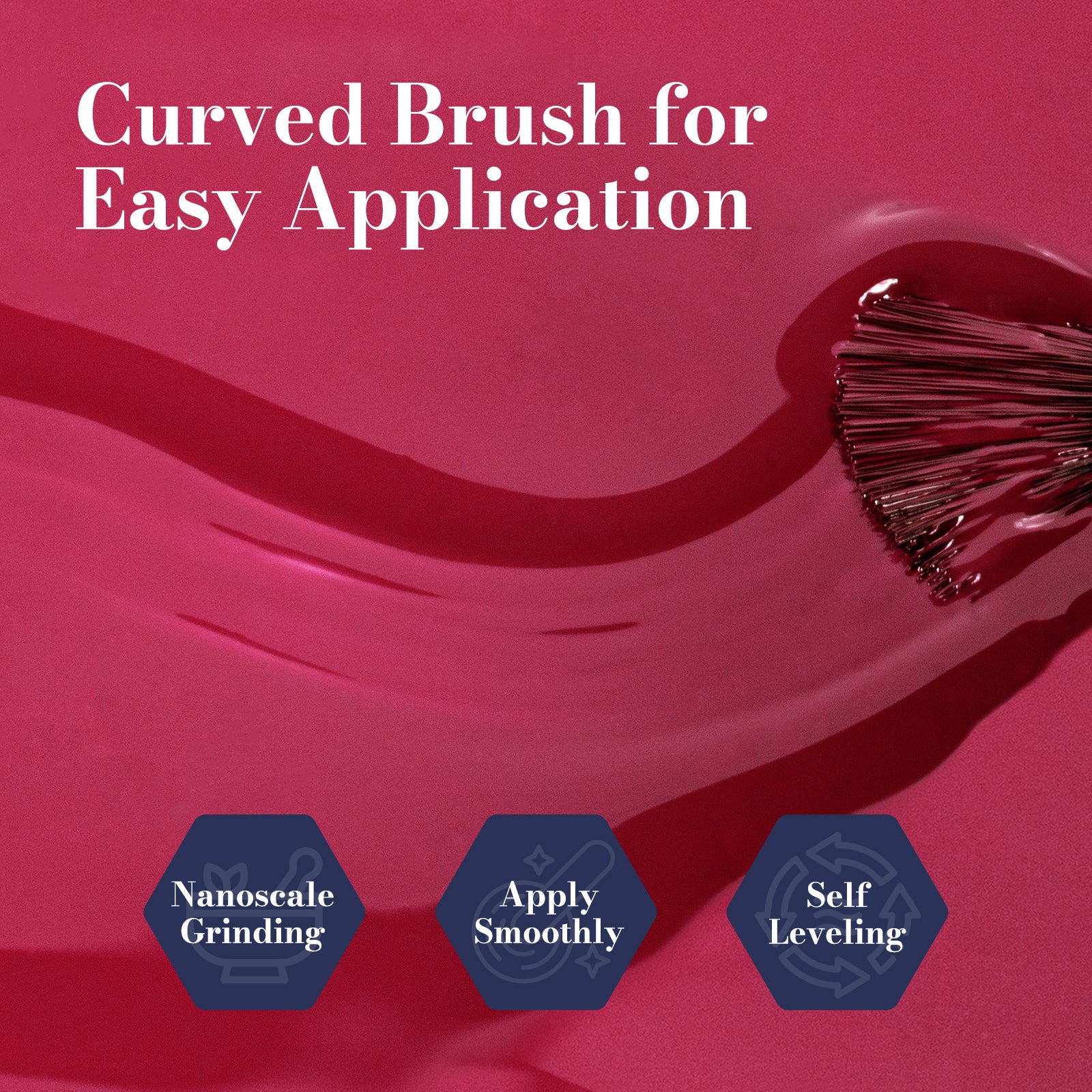 Fleurwee HEMA-Free & HPMA-Free & TPO-Free Gel Nail Polish Plant-based 0.5 fl oz/15ml - P22 Raspberry Red - 图片4