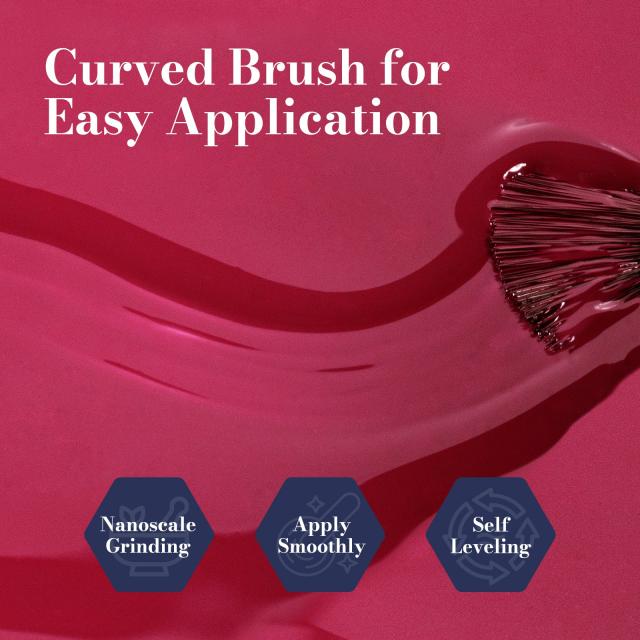 Fleurwee HEMA-Free & HPMA-Free & TPO-Free Gel Nail Polish Plant-based 0.5 fl oz/15ml - P22 Raspberry Red