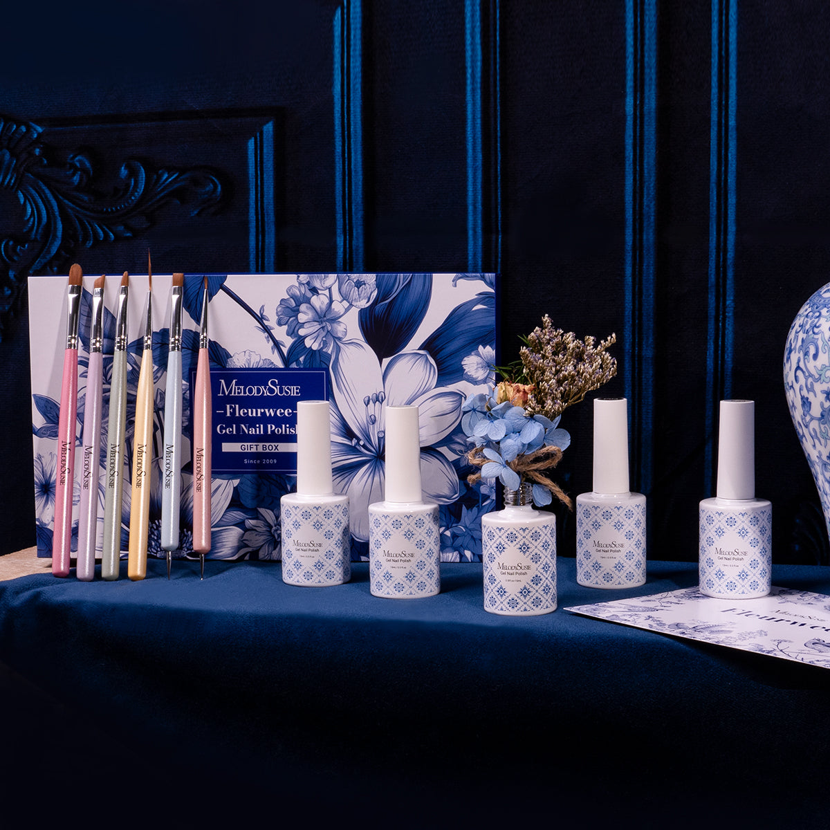 Fleurwee HEMA-Free & HPMA-Free & TPO-Free Plant-based Gel Nail Polish Serenity Bloom Gift Box - 0.5 fl oz/15ml - 图片2