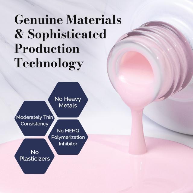 Fleurwee HEMA-Free & HPMA-Free & TPO-Free Plant-based Gel Nail Polish Set (0.5 fl oz/15ml) - Fresh Color